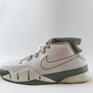 Nike Kobe Uptempo White/Silver 2006 Sz 6.5